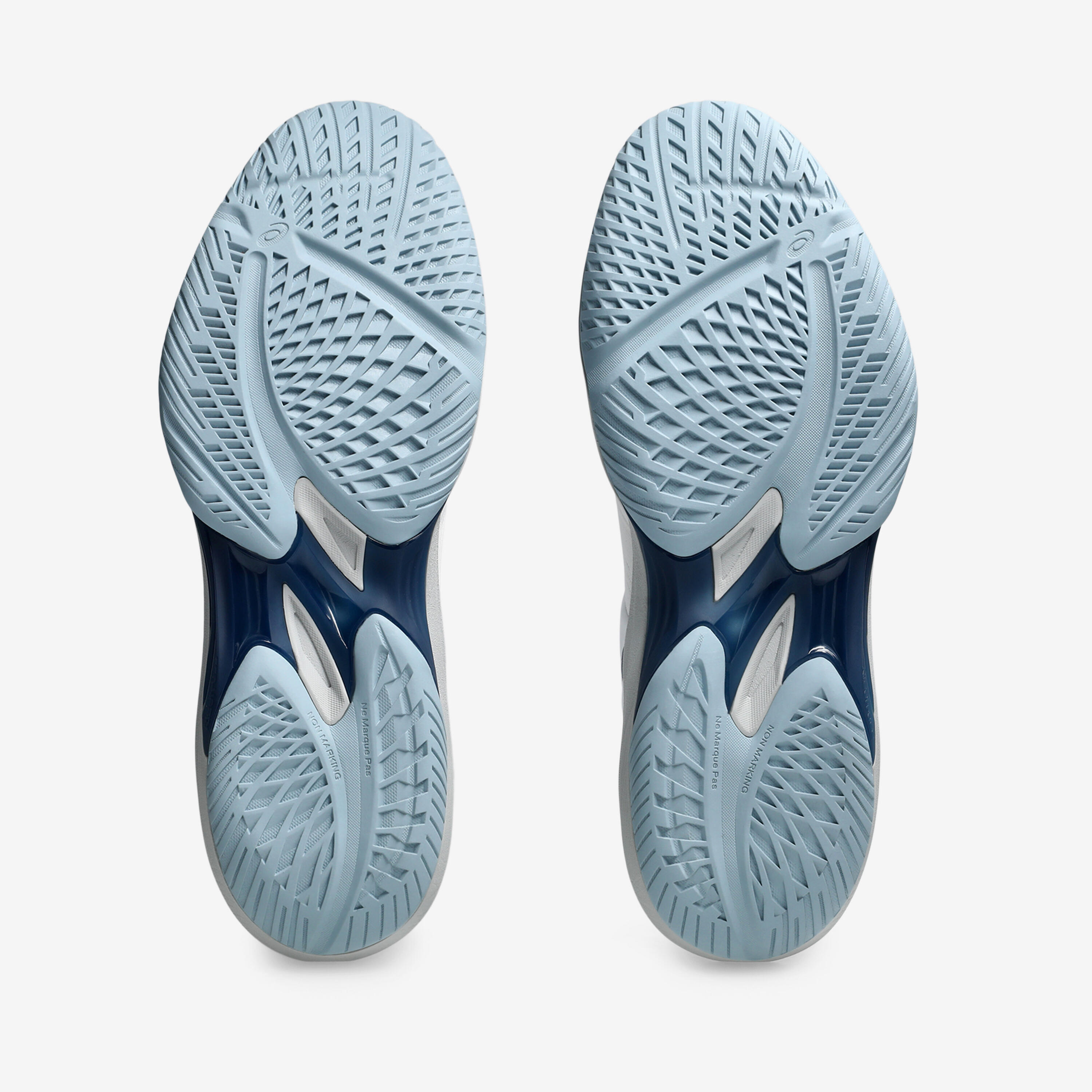 Sabatilles de voleibol amortiment total home, Ski-elite FF3 blanc blau 4/5