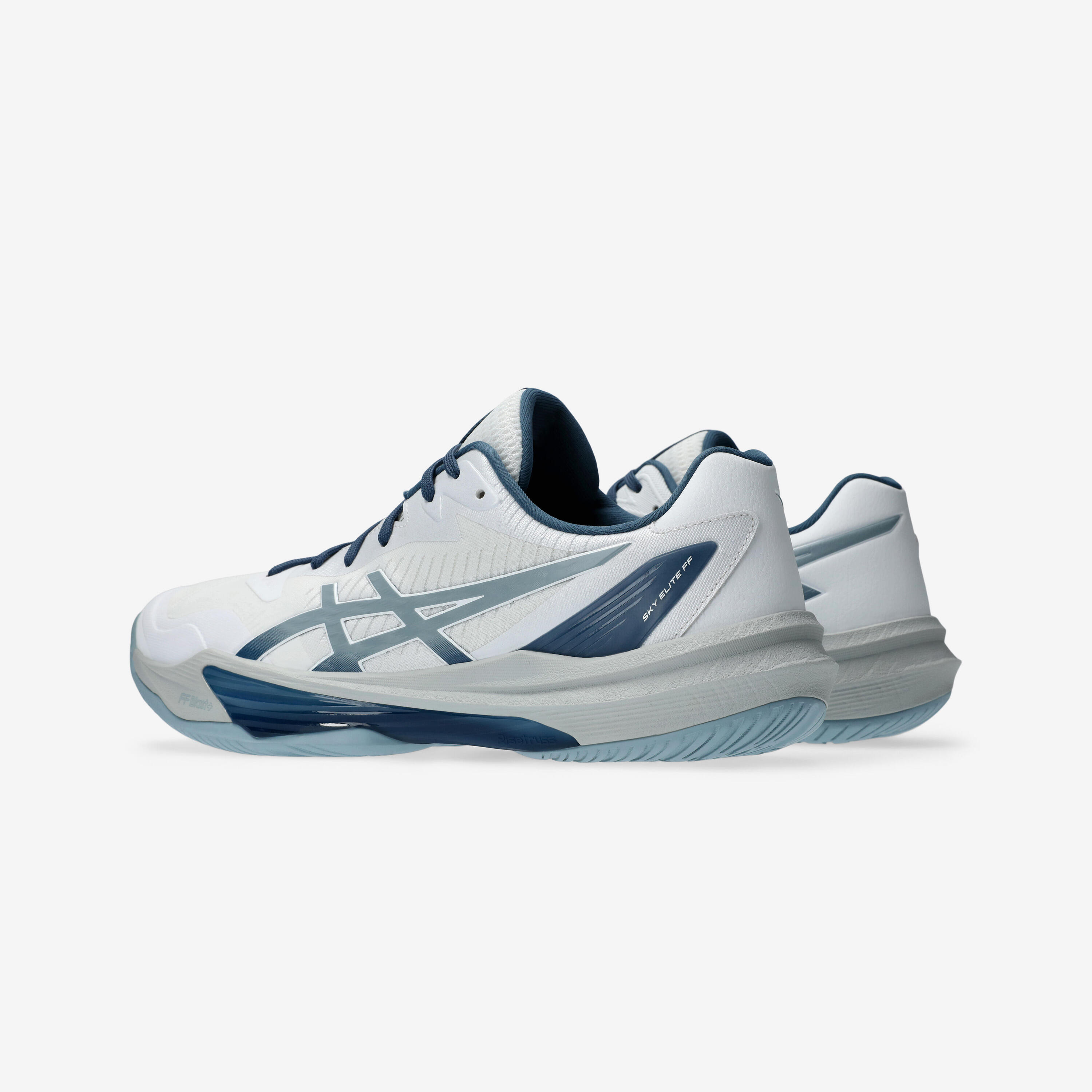 Sabatilles de voleibol amortiment total home, Ski-elite FF3 blanc blau 2/5