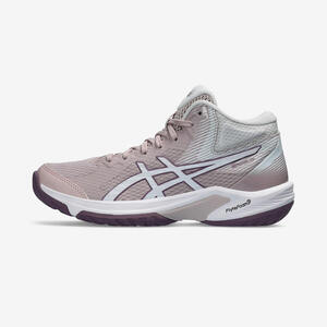 Zapatillas de voleibol Asics Beyond MID Mujer - azul marino y amarillo