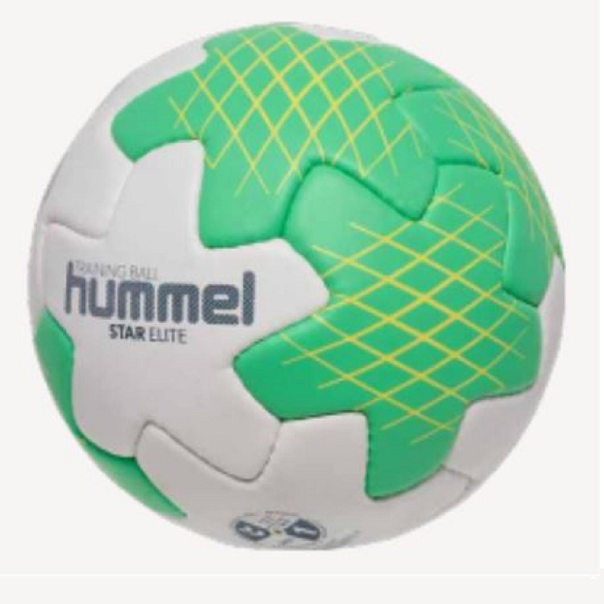 Ballon de handball taille 2 - Hummel star élite blanc / vert 6/6