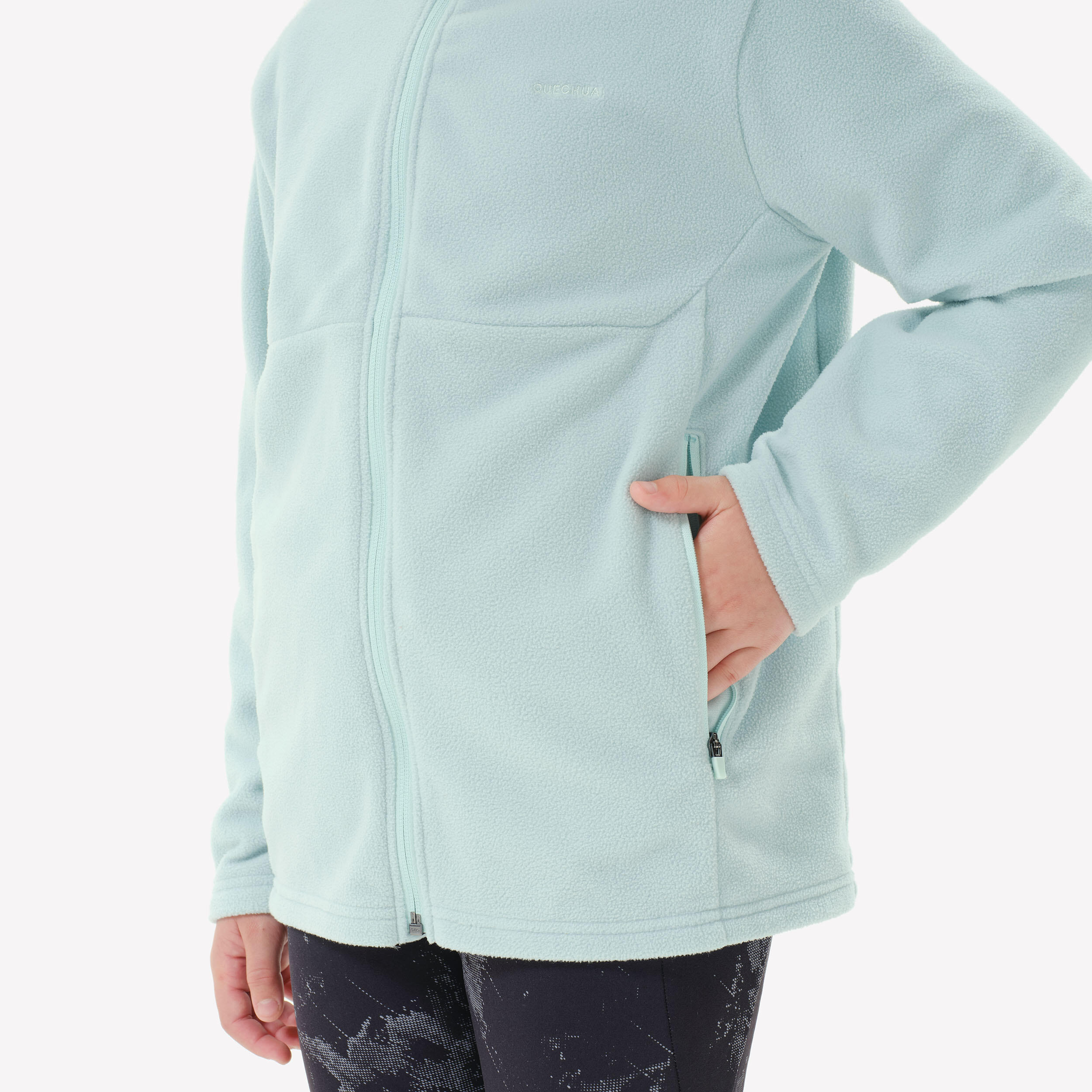 Veste de randonnée en polaire enfant, MH 500 Âge 7-15 ans - QUECHUA