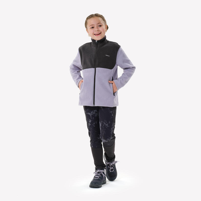 Fleecejacke Kinder Gr. 122–170 Wandern - MH500 Zip TW