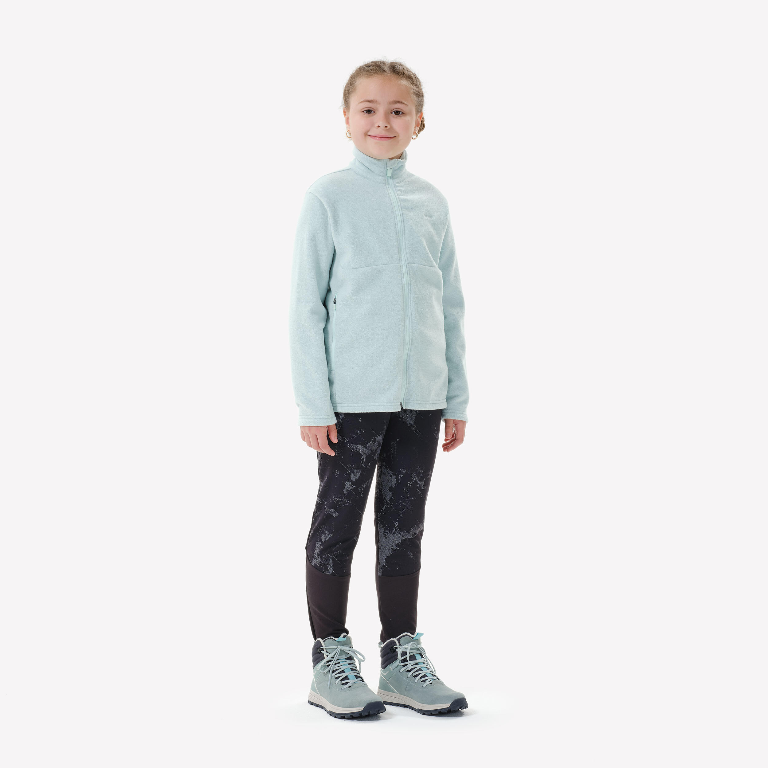 Veste de randonnée en polaire enfant, MH 500 Âge 7-15 ans - QUECHUA