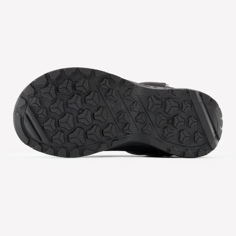 Çocuk Su Geçirmez Outdoor Kar Botu - Gri / Mor - 24 / 34 - SH100