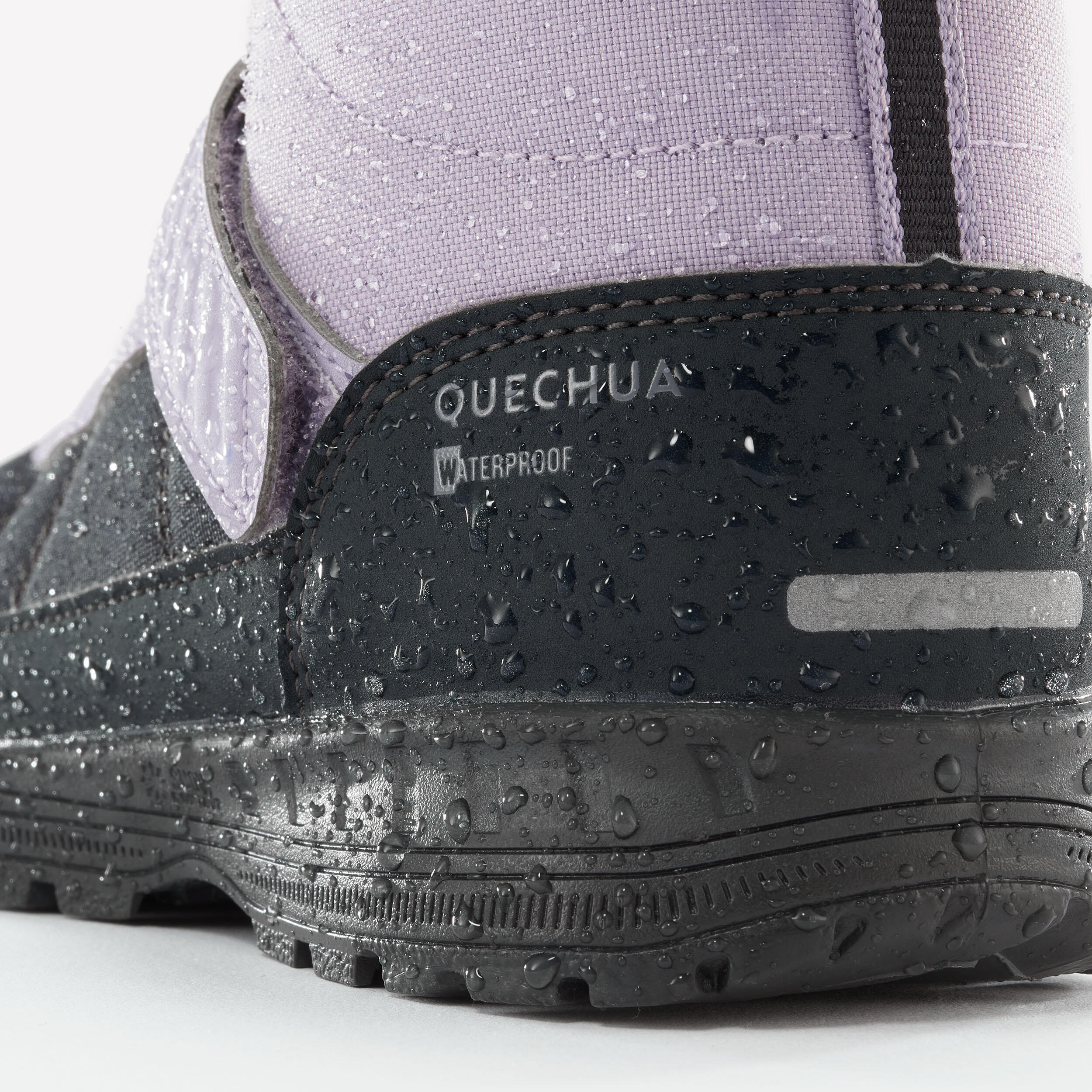 Kids’ Hook and Loop Waterproof Winter Boots – SH 100 Sizes 7.5C-2.5 - QUECHUA