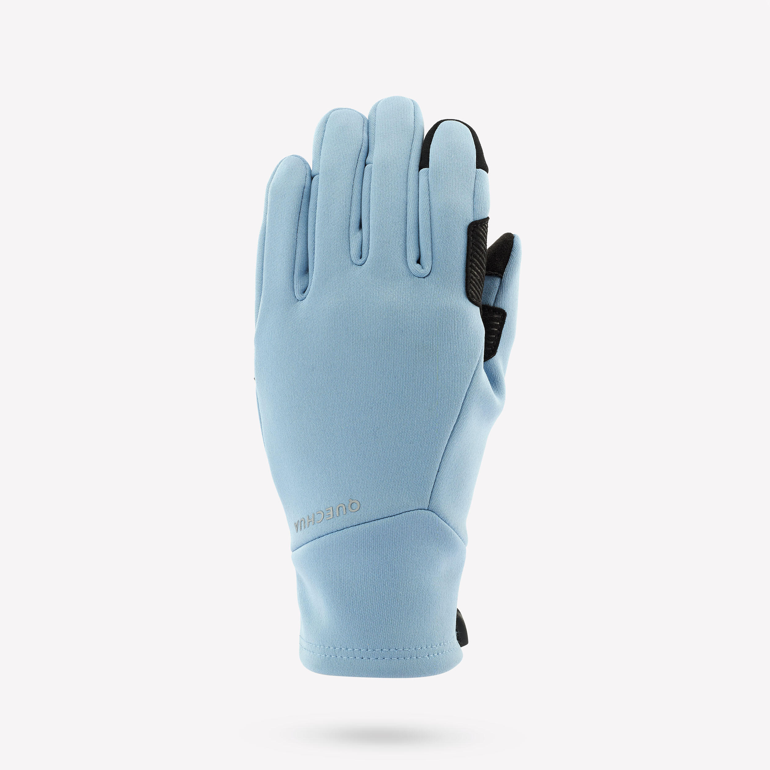 Kids' Tactile Stretch Gloves 6-14 Years HIKE500 - Blue