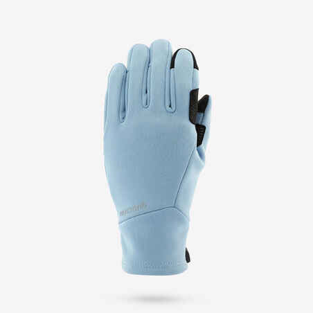 Kids’ Touchscreen-compatible Hiking Gloves SH500 Mountain Stretch 6-14 Years