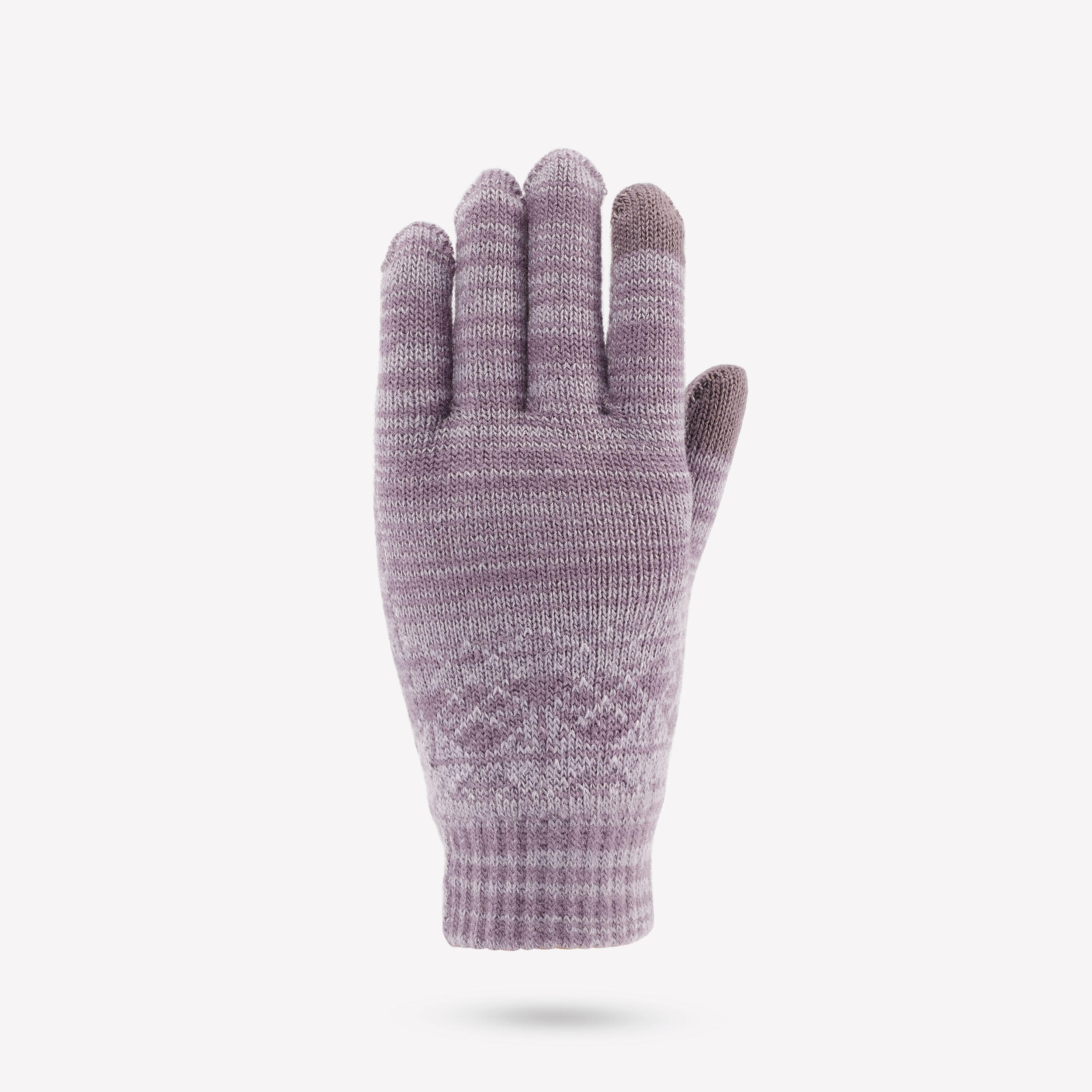 Guanti touch montagna bambino HIKE 500 viola 2/3