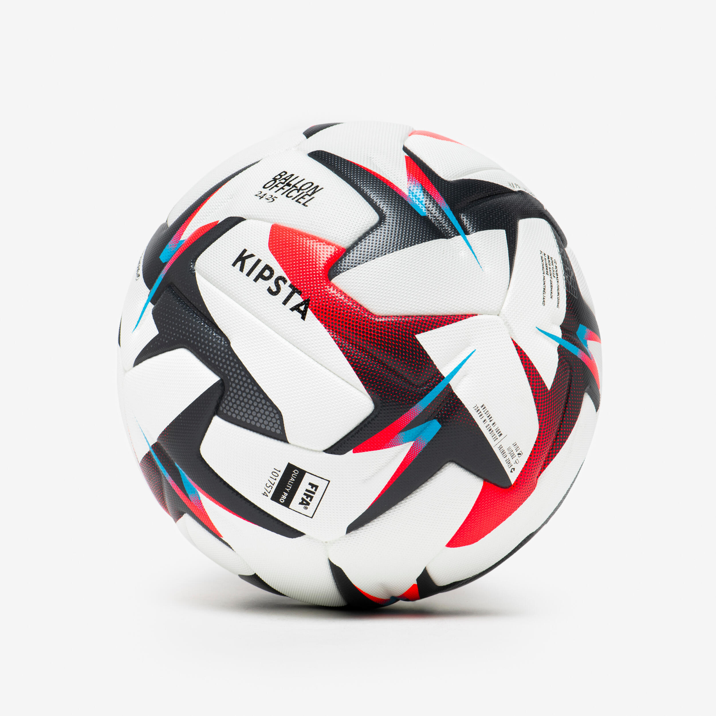 KIPSTA Ballon De Football Ligue 1 Uber Eats Officiel Match Ball 24-25 Fifa Quality Pro -