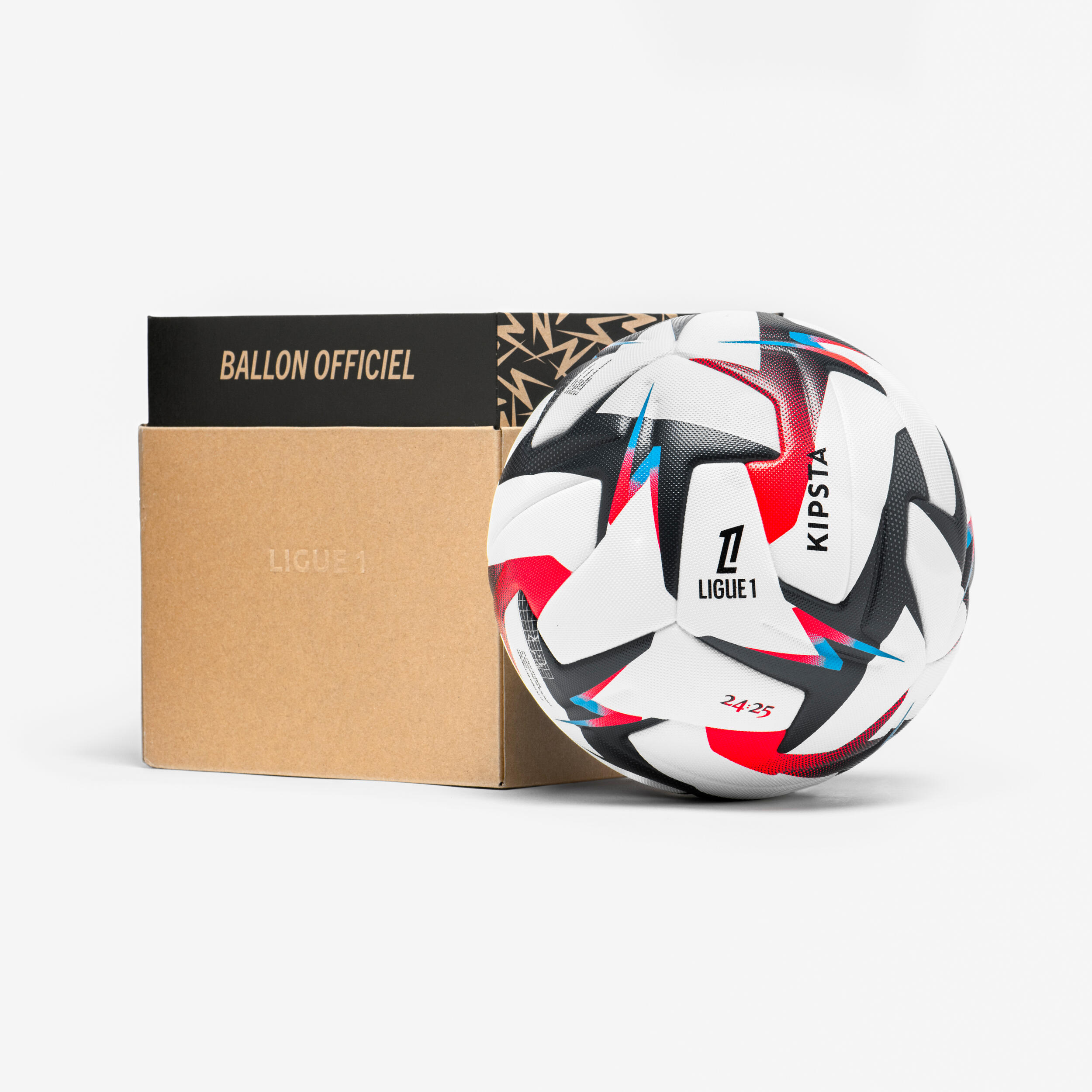 KIPSTA Ballon De Football Ligue 1 Uber Eats Officiel Match Ball 2024-2025 Avec Bo&#xEE;te -