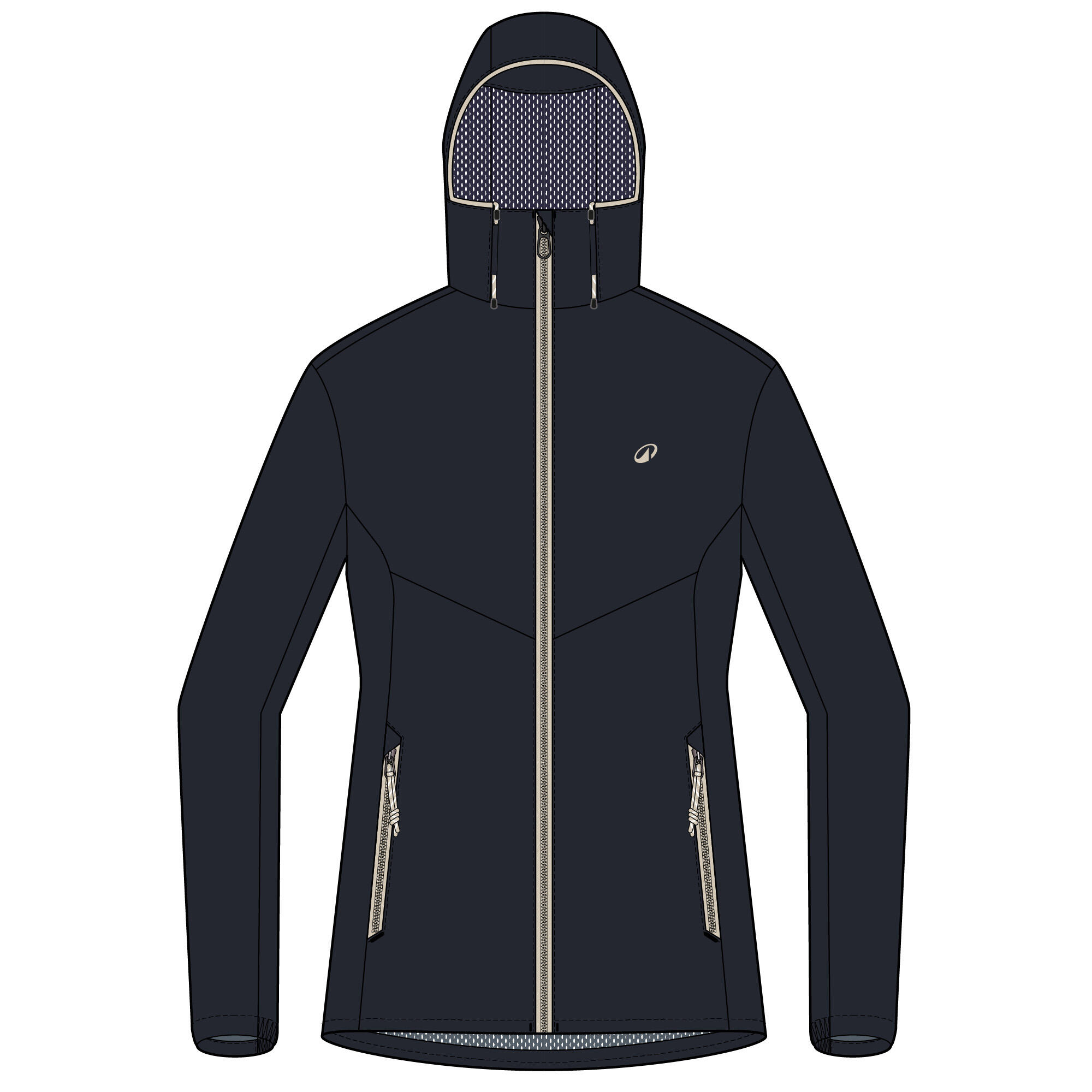 Gebraucht - Regenjacke Segeln Damen wasserdicht winddicht 100 marineblau 44/52