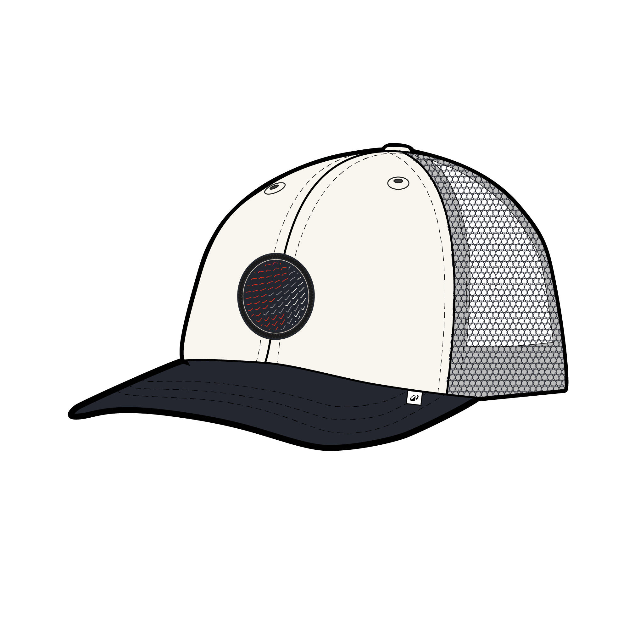 Cappellino barca adulto SAILING 500 blu 9/9