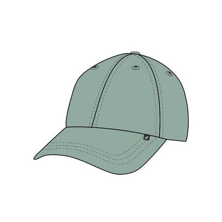 Кепка 100 для вітрильного спорту сіро-зелена