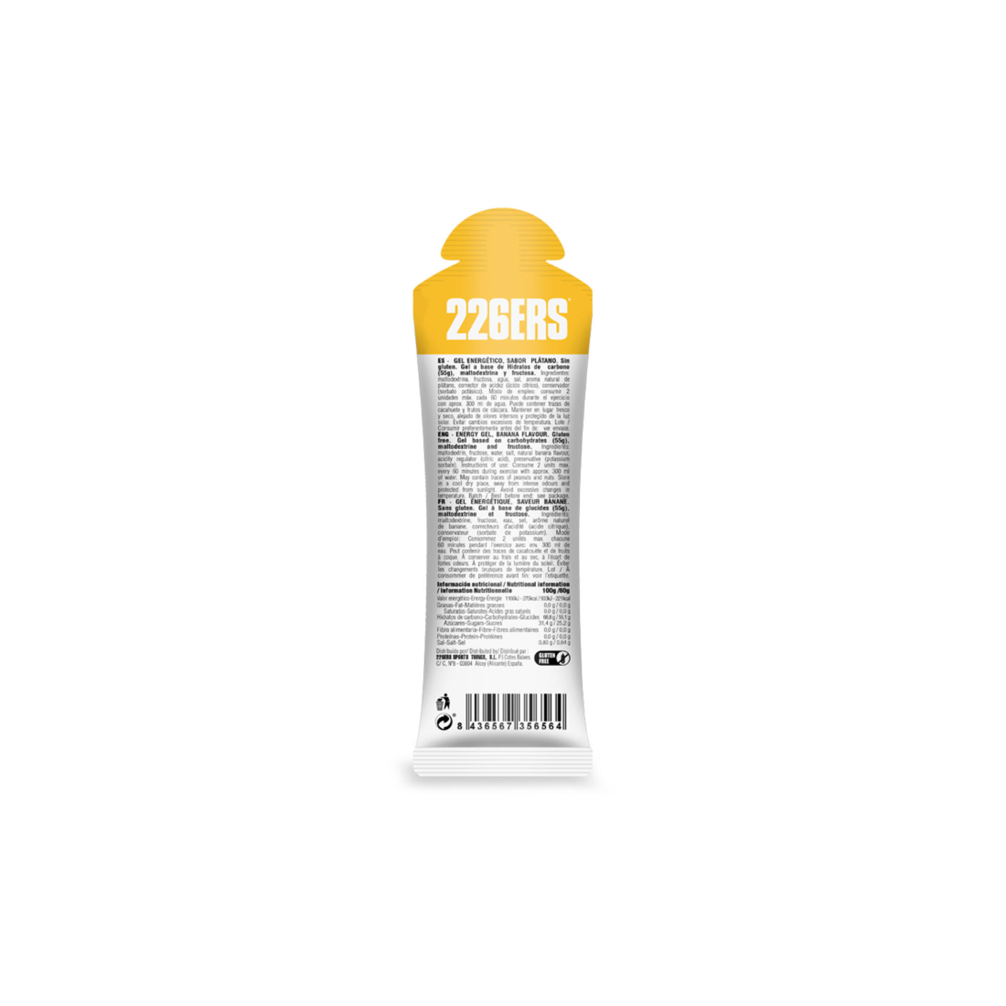 HIGH FRUCTOSE GEL 80 GR PLATAN 2/2