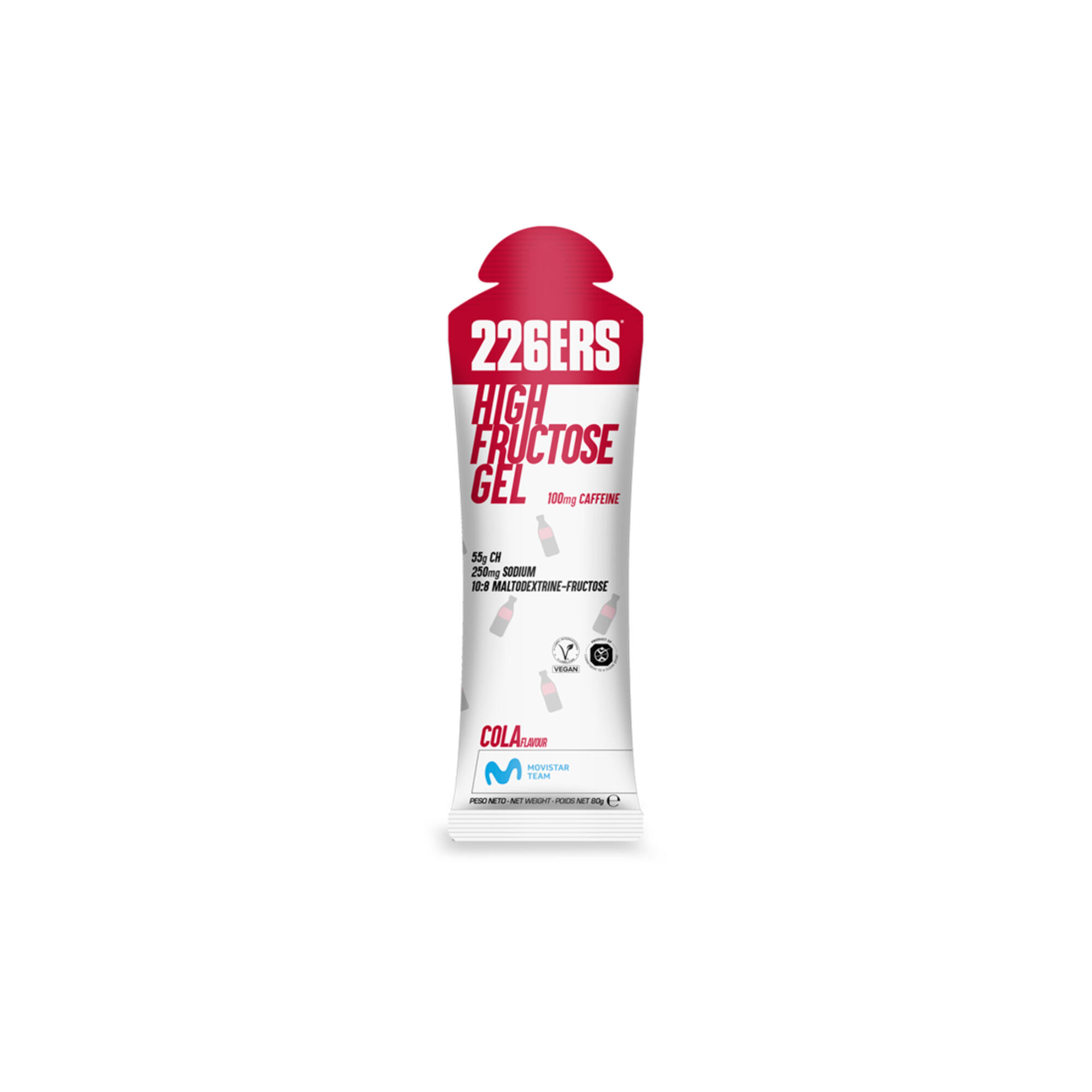 226ERS HIGH FRUCTOSE GEL 80 GR COLA