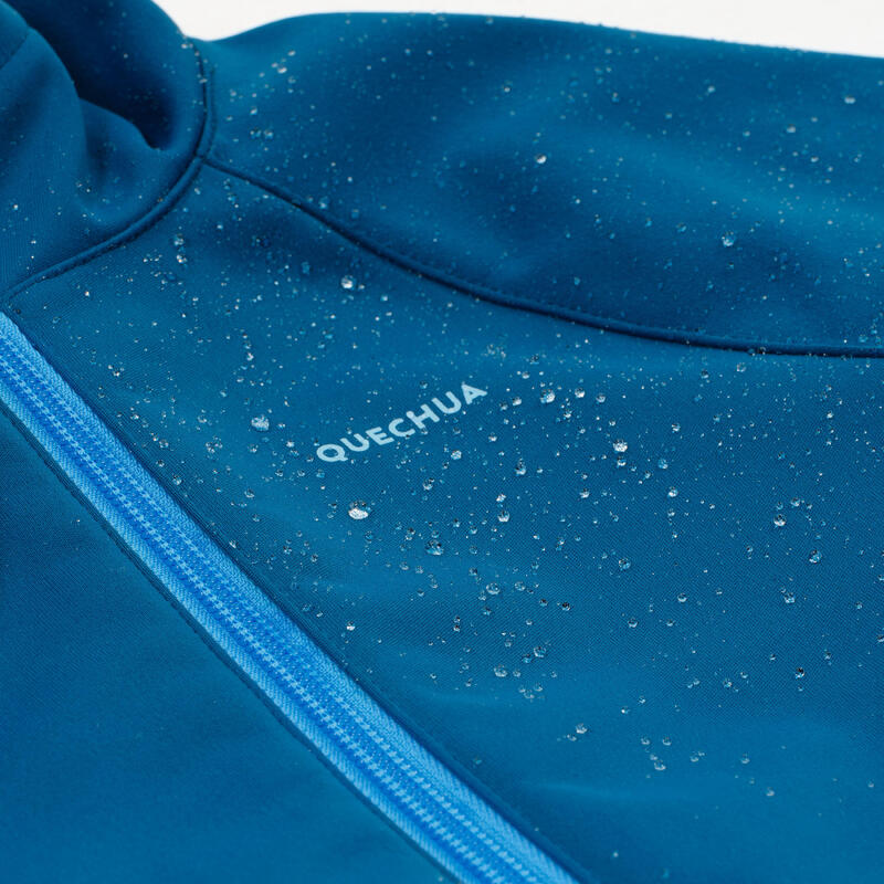 Geacă Softshell Drumeție MH900 Albastru Copii 2-6 ani