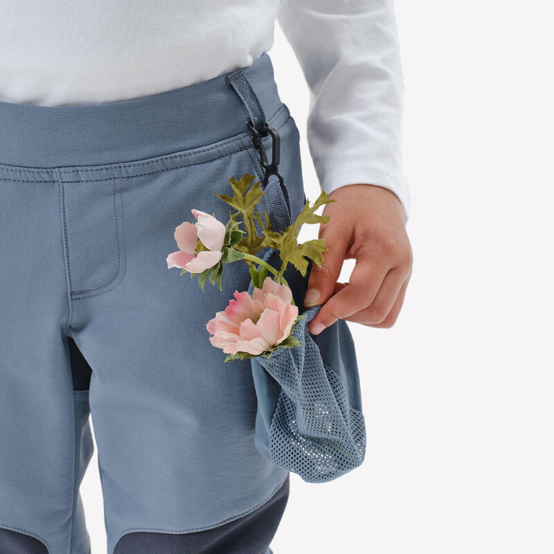 Pantalon Softshell Drumeție MH900 Albastru Copii 2-6 ani