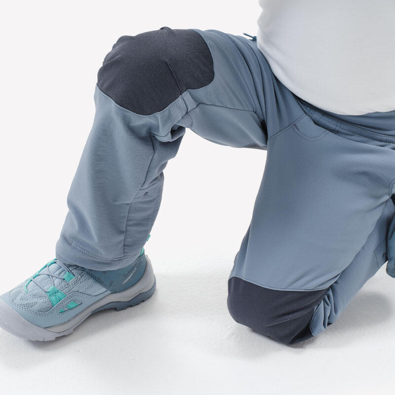 Pantalon Softshell Drumeție MH900 Albastru Copii 2-6 ani