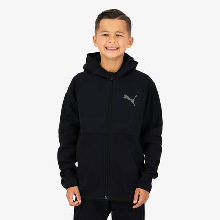 Veste à capuche Puma enfant - noir