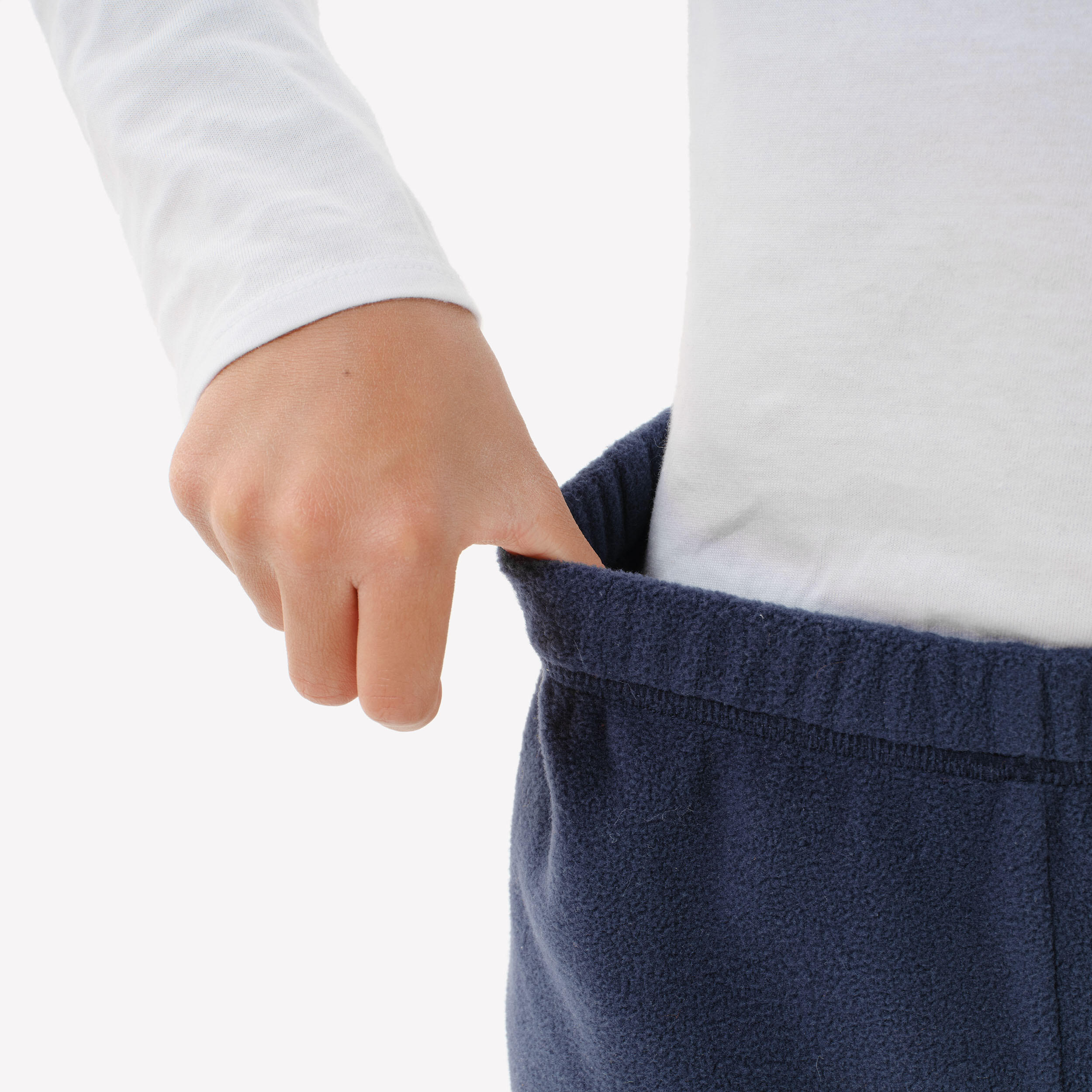 Pantalon polaire enfant 7-15 ans, MH100 bleu