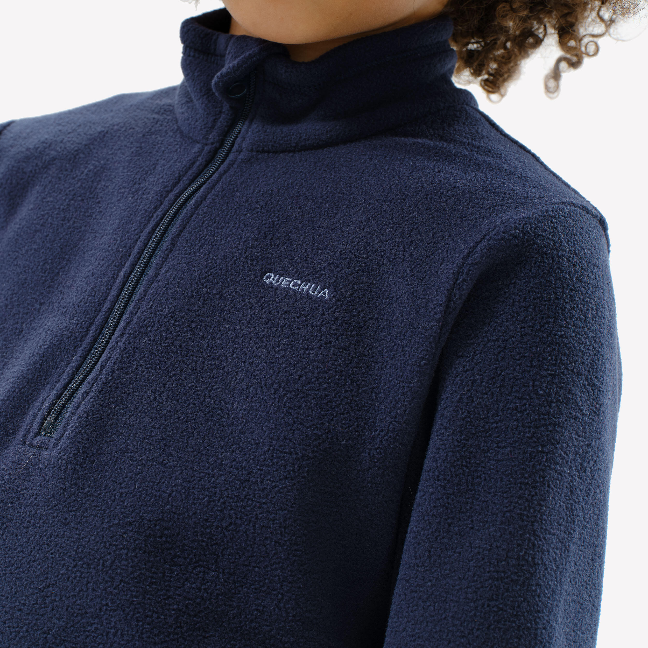 Chandail en polaire à demi-zip enfant – MH 100 - QUECHUA