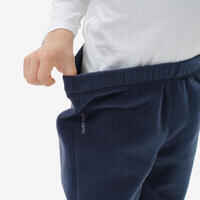 Kids' 2-6 Years Hiking Fleece Trousers MH100 - Navy blue