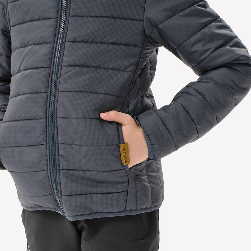 VESTE 3en1 CHAUDE ET IMPERMÉABLE DE RANDONNÉE -SH500 MTN -9°C - ENFANT 7-15 ANS