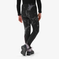 Girls’ warm, hiking leggings, 7-15 years, NH100 - Black