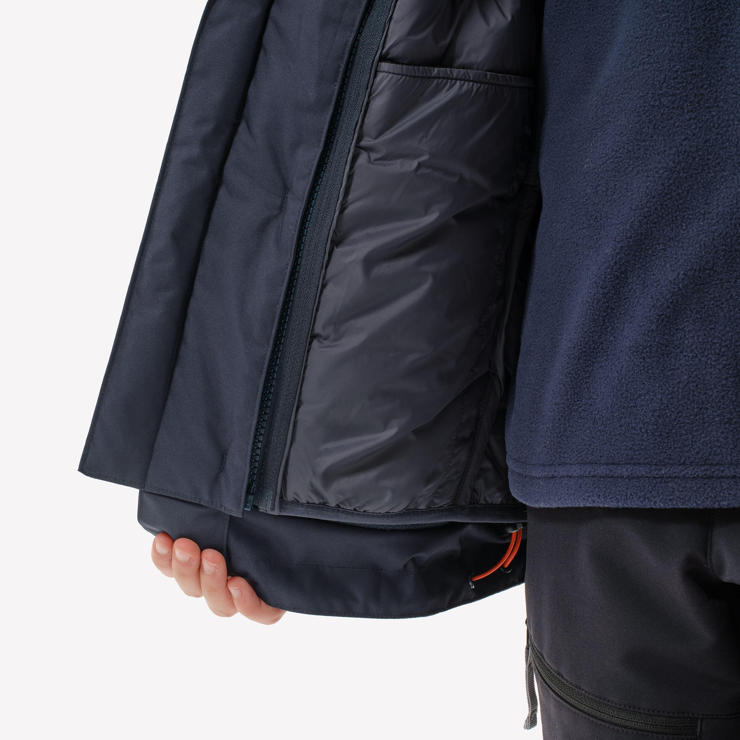 Manteau de randonnée hivernale chaud imperméable 3 en 1 enfant – SH 900 7-15 ans - QUECHUA