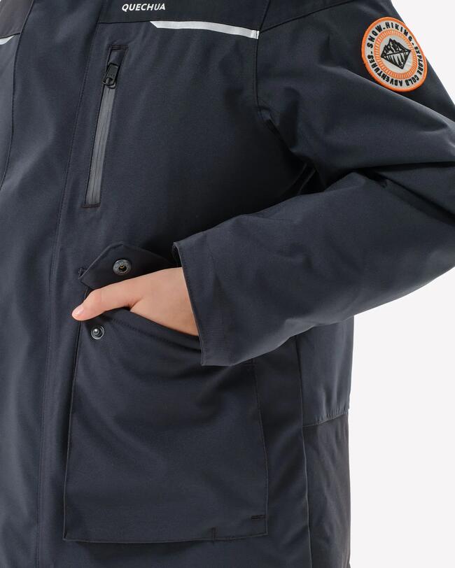 PARKA DE SENDERISMO CÁLIDA E IMPERMEABLE NIÑOS - SH900 -23 °C - 7-15 AÑOS
