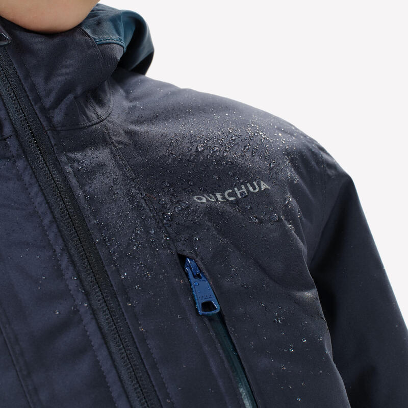 Çocuk Outdoor 3'ü 1 Arada Mont - 7/15 Yaş - Mavi - MH500