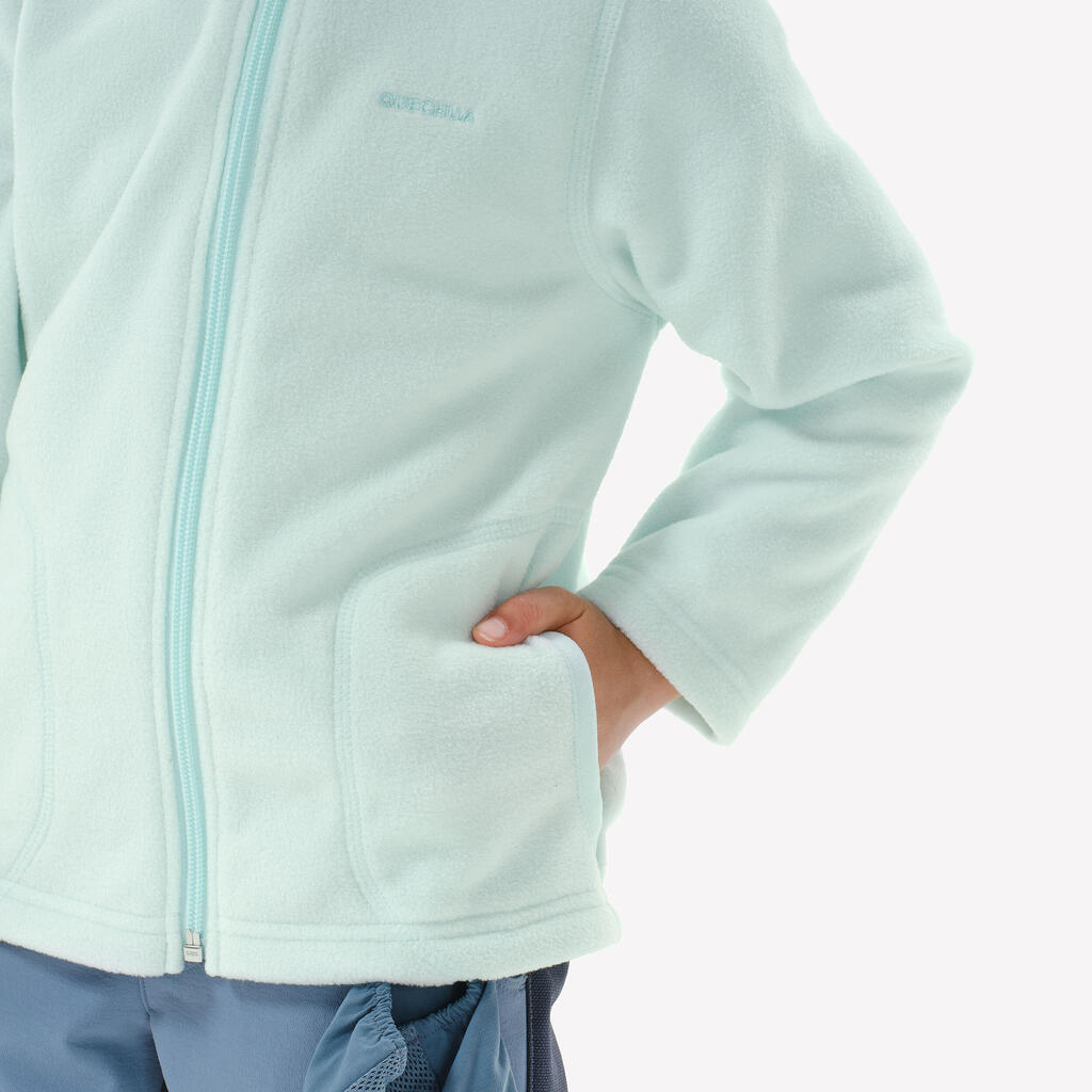 Παιδικό fleece μπουφάν πεζοπορίας - MH100 ZIP KID - Ηλικίες 2-6 ετών