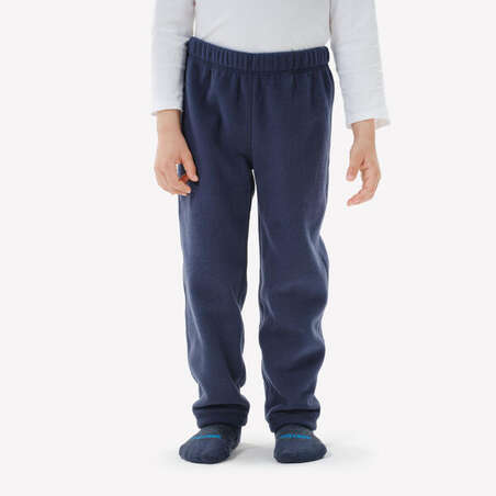 Pantalon polaire de randonnée - MH100 bleu marine - enfant 2 - 6 ans