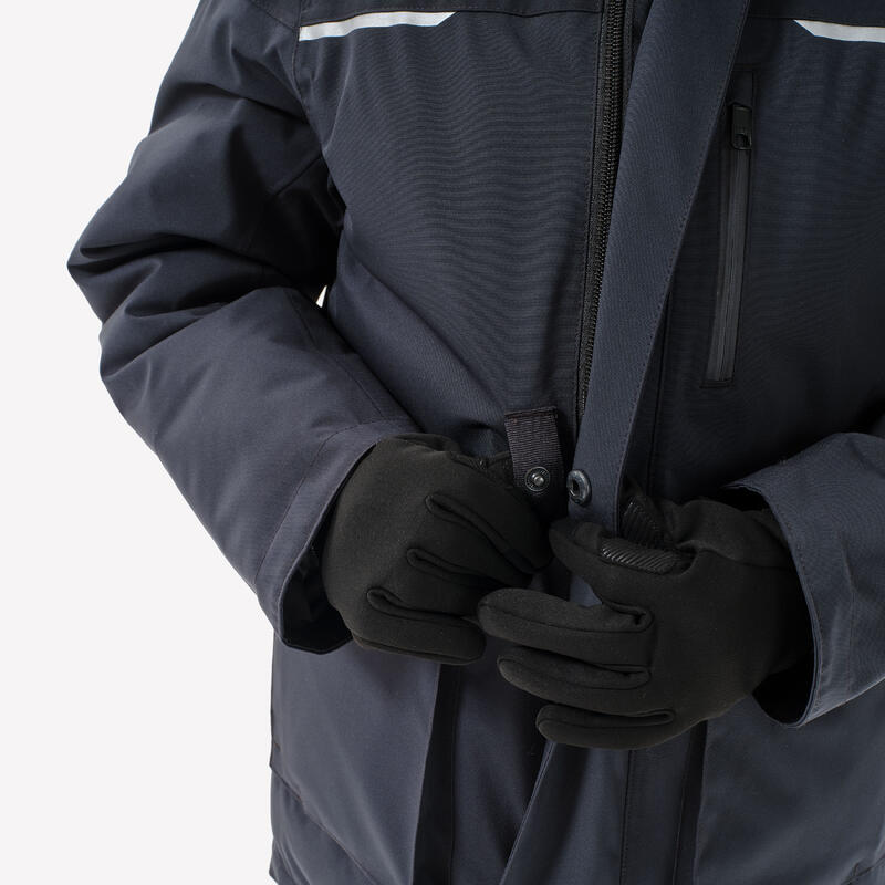 Geacă Parka iarnă -23°C băieți 7-15 ani, NH900 gri