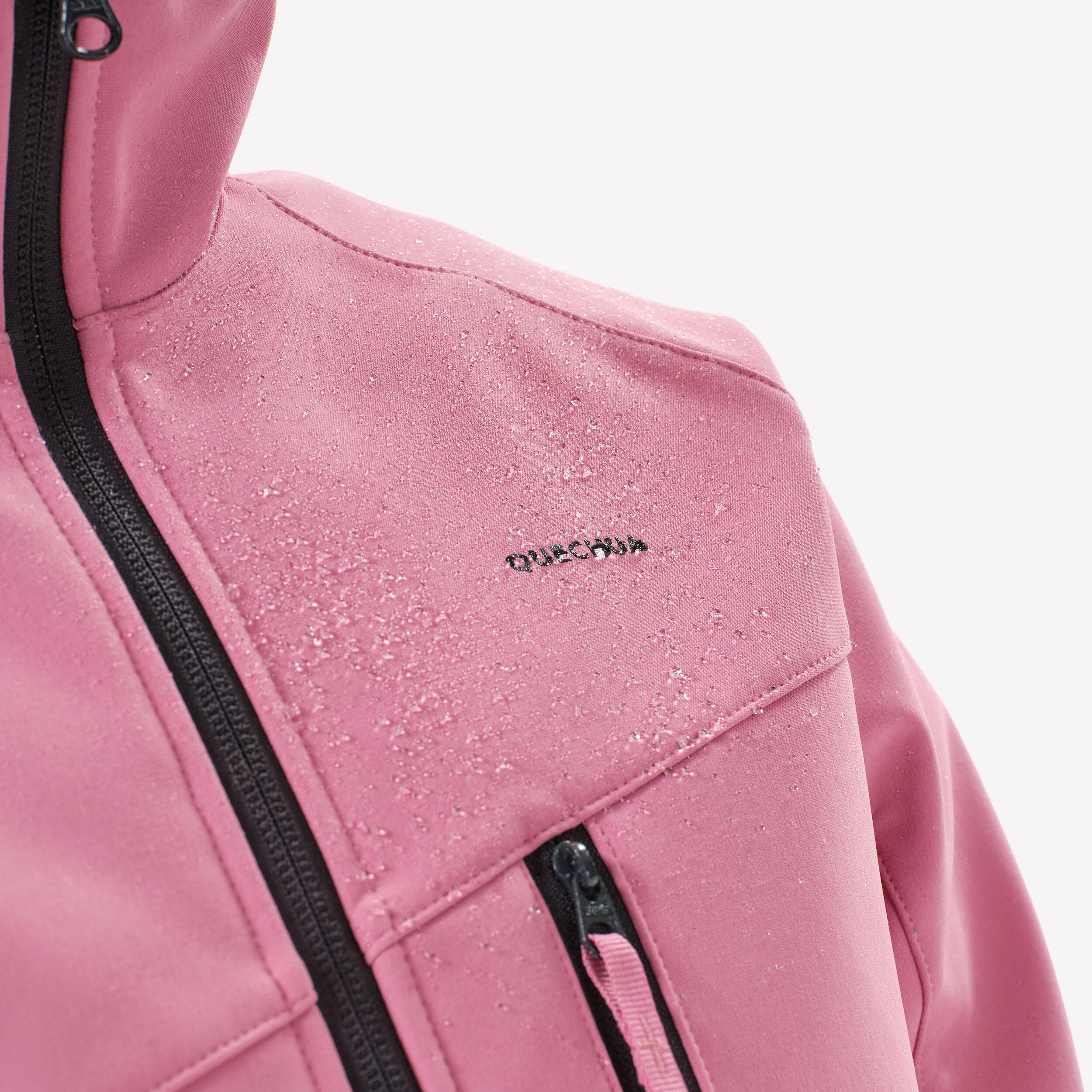 Softshelljacke Wandern Kinder 7-15 Jahre, MH900, Rosa 3/10