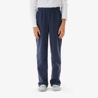 Kids Warm Hiking Fleece Trousers, 7-15 Years - MH100 Blue