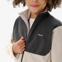 Children’s Fleece Hiking Jacket MH500 Zip TW - 7-15 years