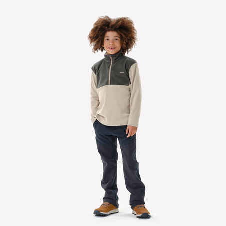 BOYS’ FLEECE PULLOVER MH100 1/2 TW