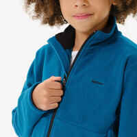 Kid’s fleece hiking jacket - MH500 ZIP TW - 7–15 years