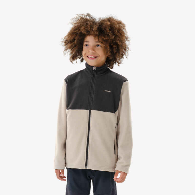 Children’s Fleece Hiking Jacket MH500 Zip TW - 7-15 years