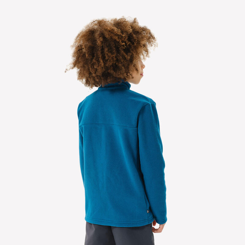 Fleece jas voor wandelen MH500 zip TW kinderen 7-15 jaar