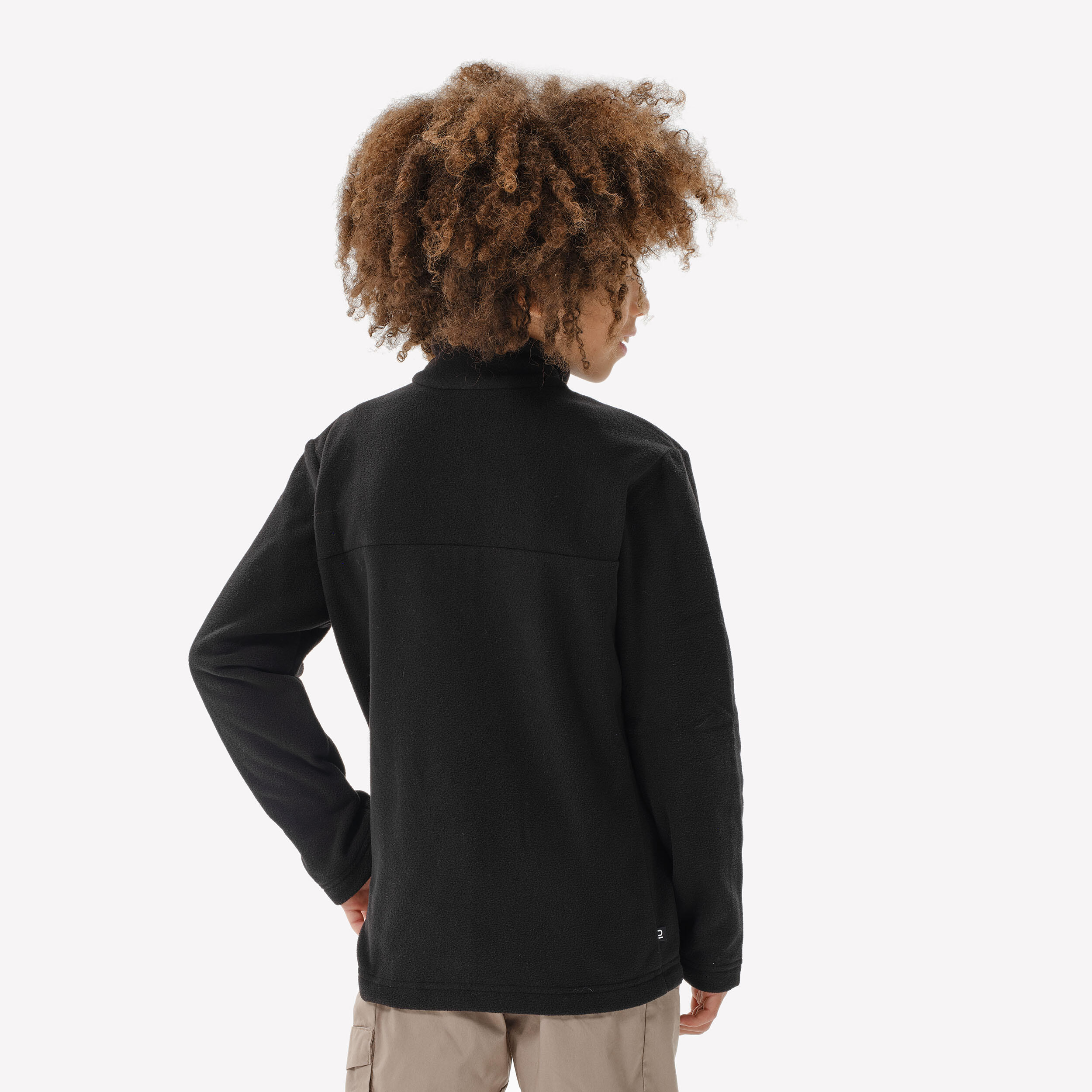Chaqueta polar de montaña y trekking cremallera Niños 7-15 años Quechua MH500 2/5