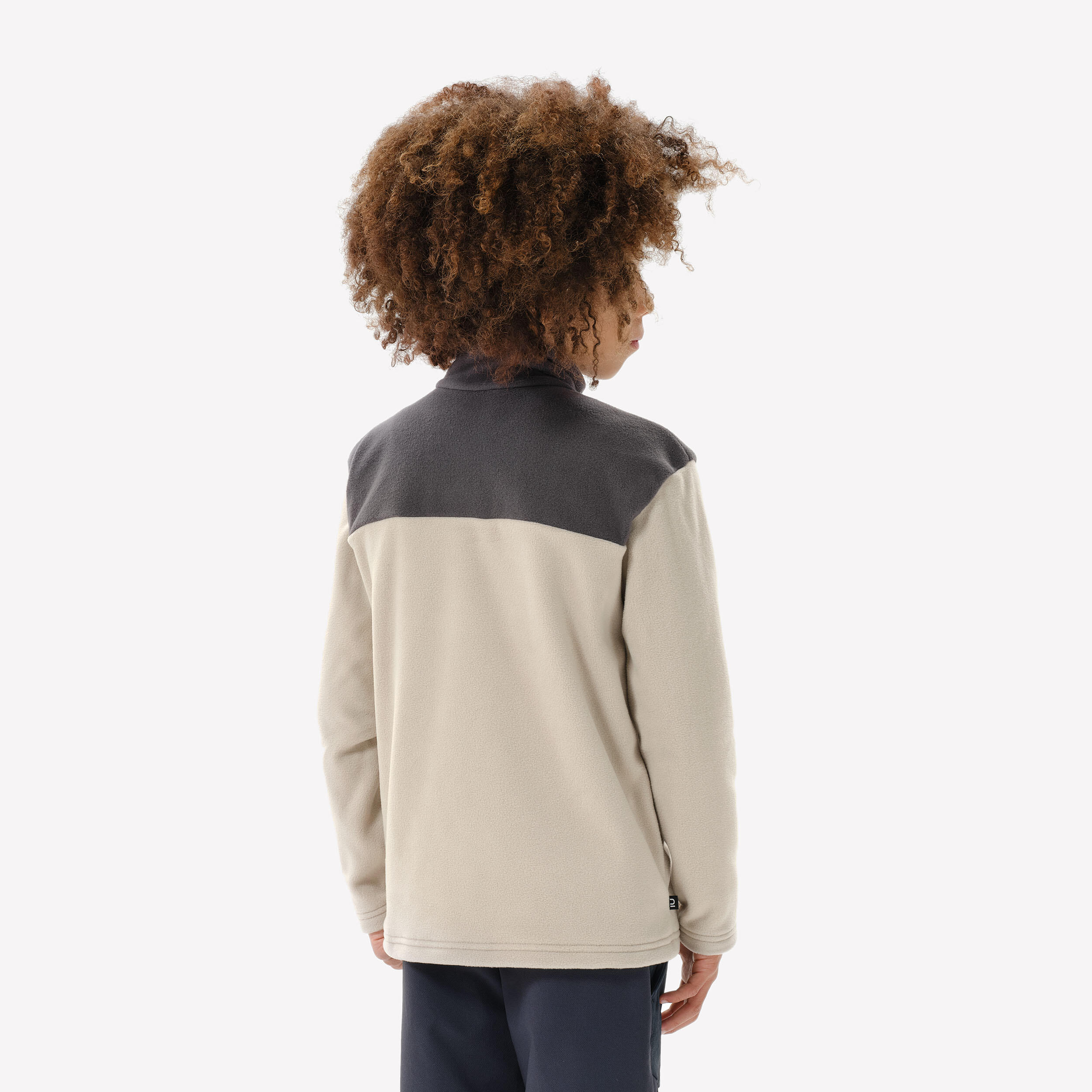 Kids’ 1/2 Zip Fleece Hiking Sweatshirt - MH 500 Ages 7-15 - QUECHUA