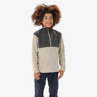 BOYS’ FLEECE PULLOVER MH100 1/2 TW