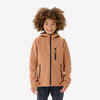 Softshelljacke Kinder Gr. 122–170 Wandern - MH900 TW beige