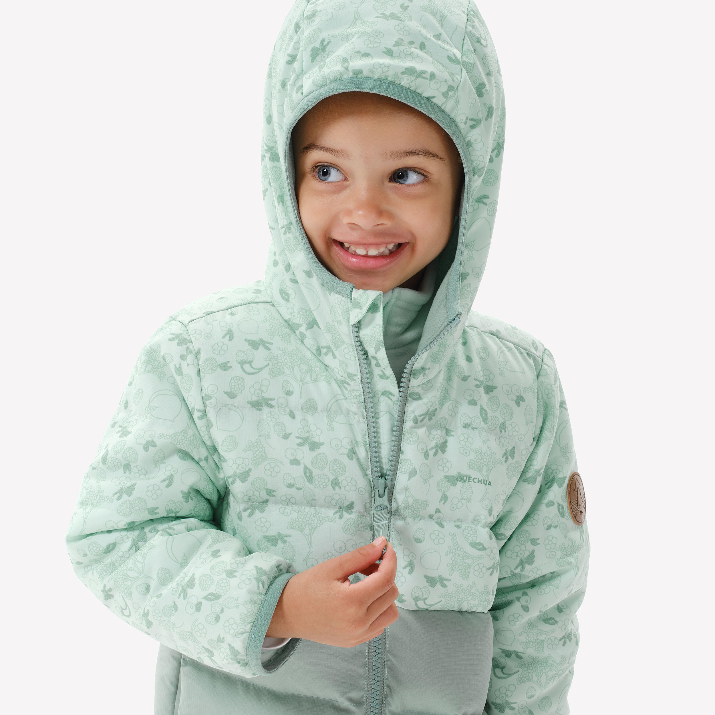 Kids’ Hiking Padded Jacket - NH500 K - 2-6 years