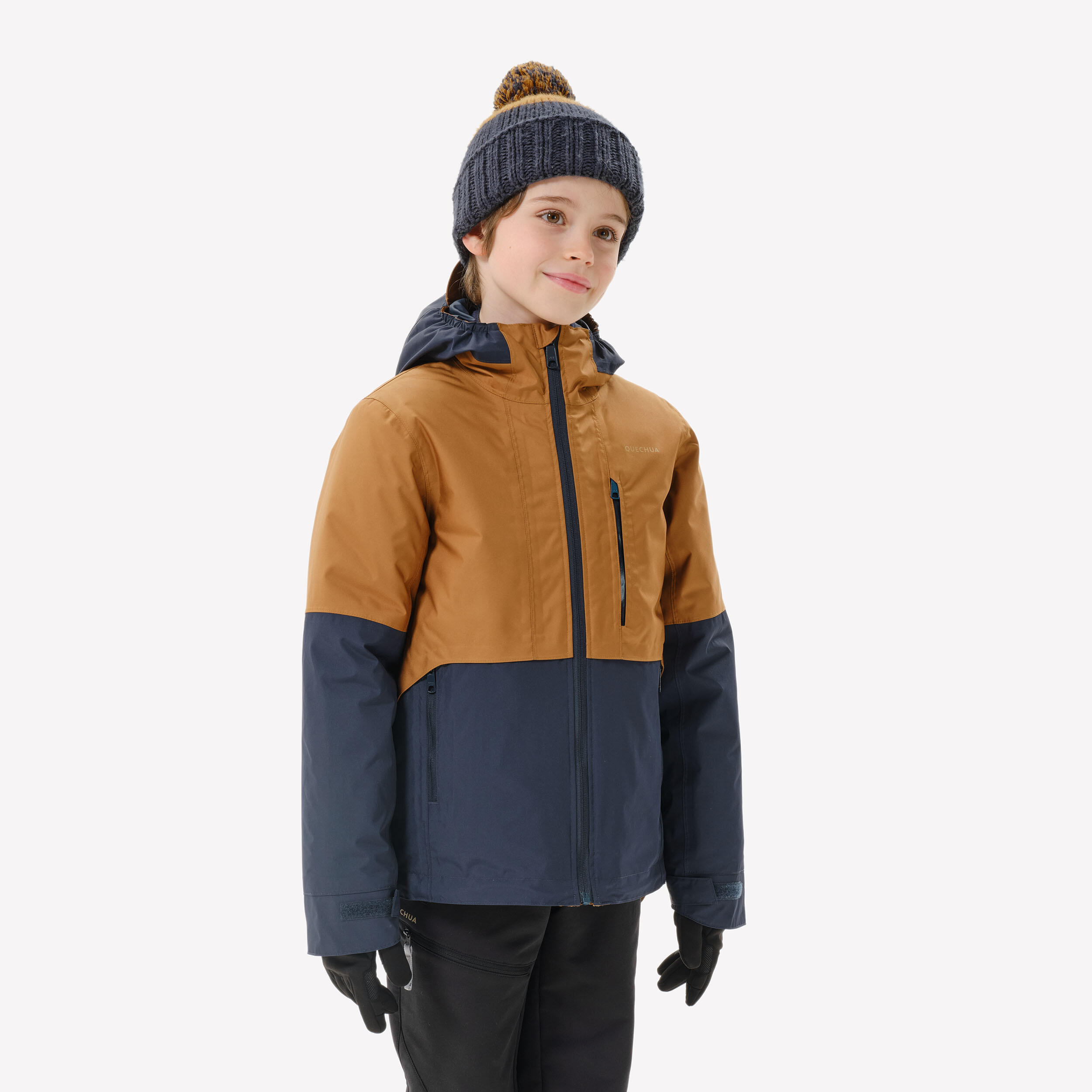 QUECHUA 3-in-1-Jacke Kinder Gr. 122–170 wasserdicht warm bis -9 °C Wandern - SH500 MTN 