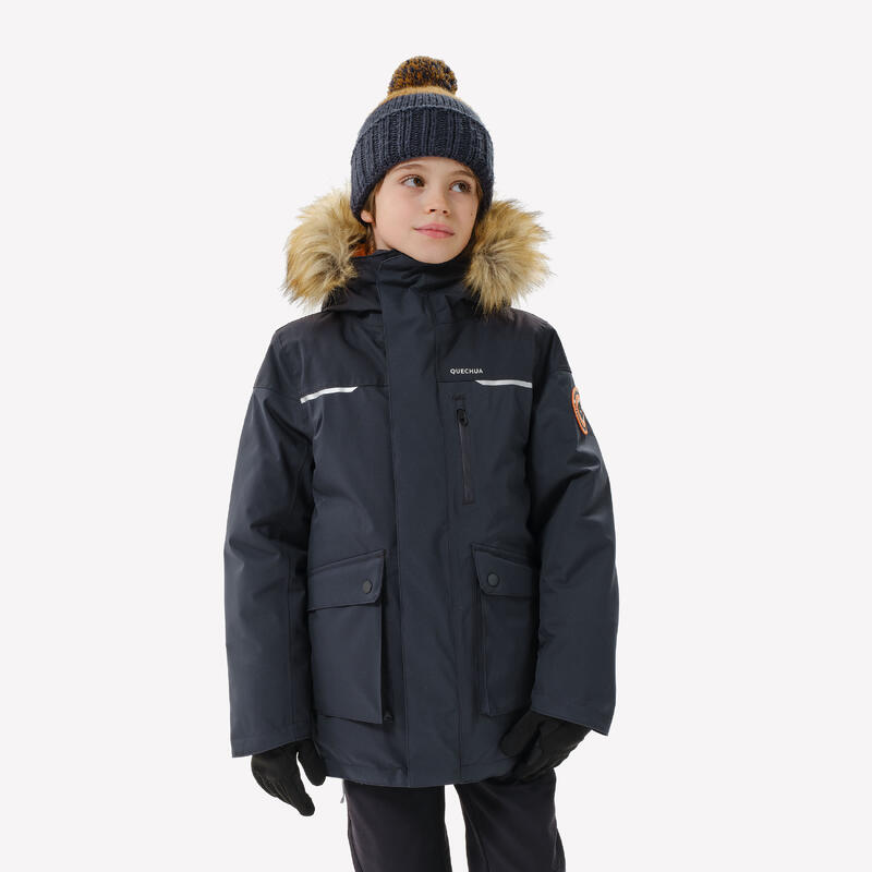 Geacă Parka iarnă -23°C băieți 7-15 ani, NH900 gri