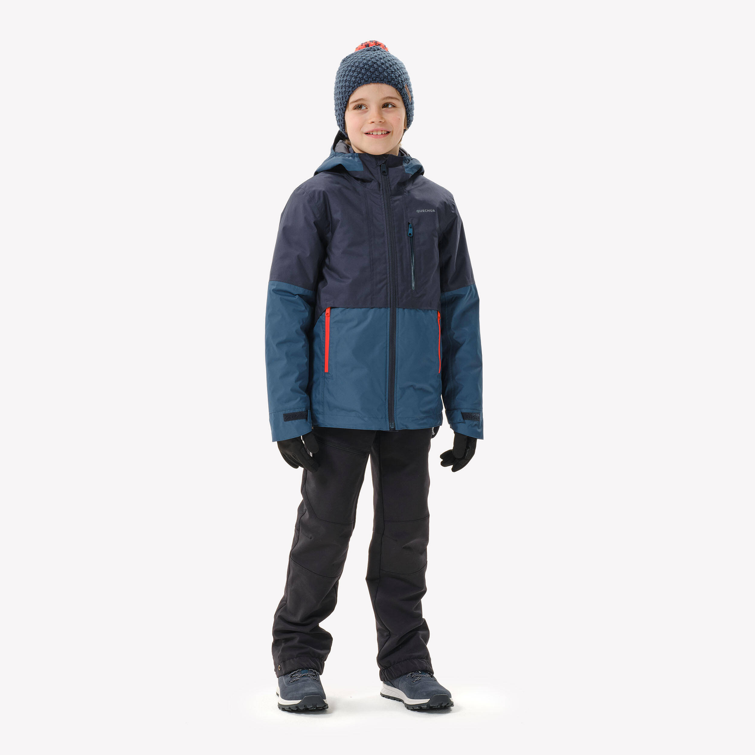 Kids' 3-in-1 Jacket with Inner Padded Jacket MH500 7-15 Years -  Blue -  3