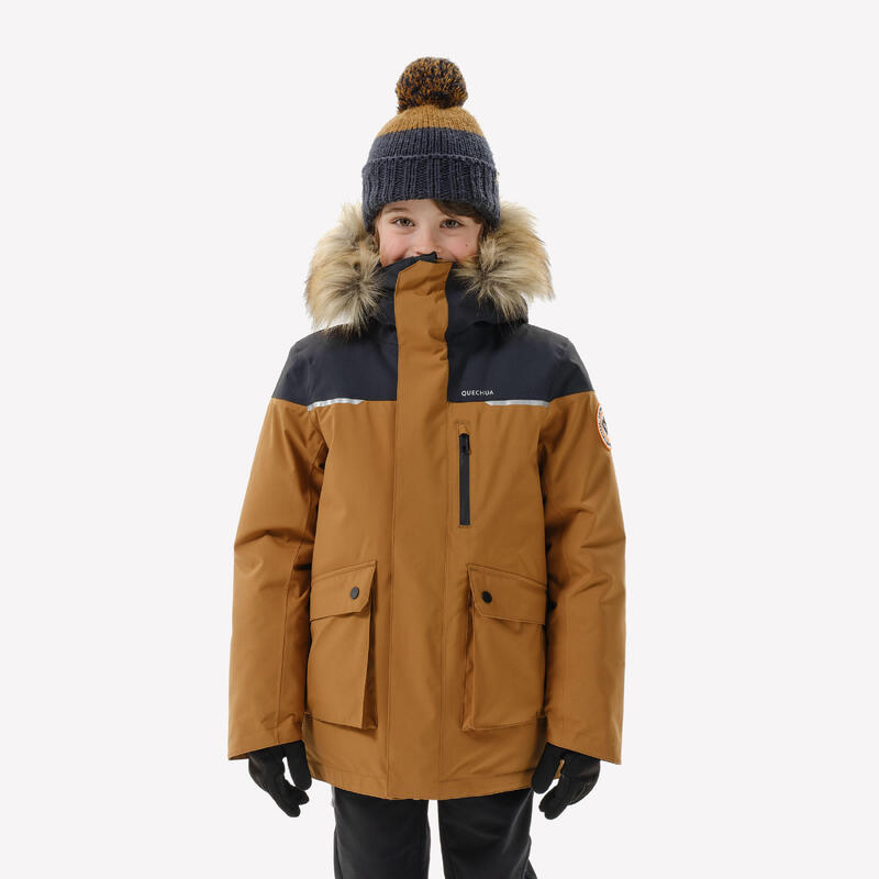 PARKA CHAUDE ET IMPERMÉABLE DE RANDONNÉE - SH900 -23°C - ENFANT 7-15 ANS